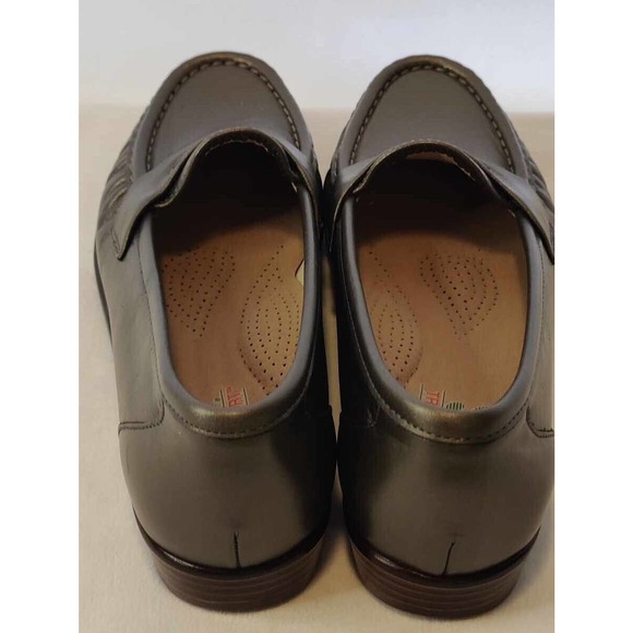 SAS Tripad Comfort Women’s Pewter Leather Slip On Penny Loafer Shoes Sz 7N - Picture 7 of 7
